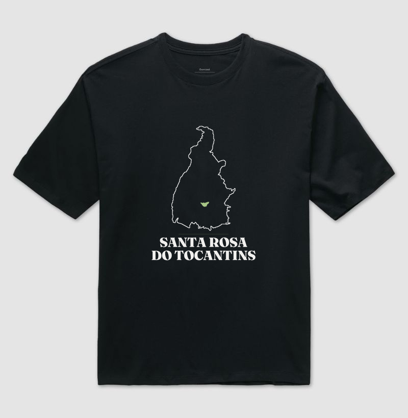 Santa Rosa do Tocantins | Traço TO - Camiseta Oversized