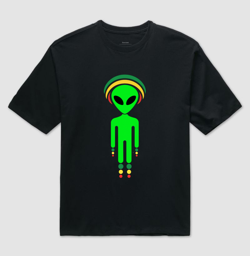 Alien regueiro - Camiseta Oversized
