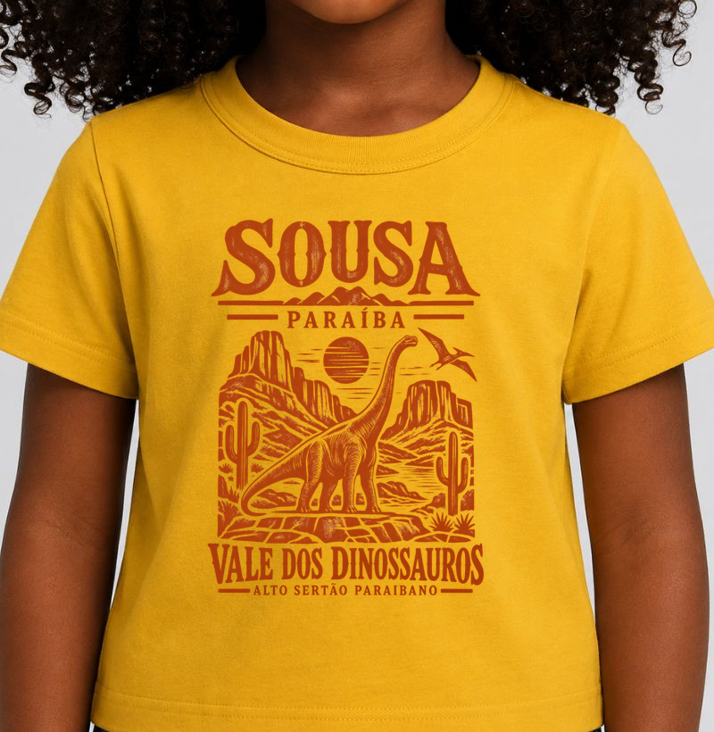Terra dos Dinossauros - Camiseta Infantil