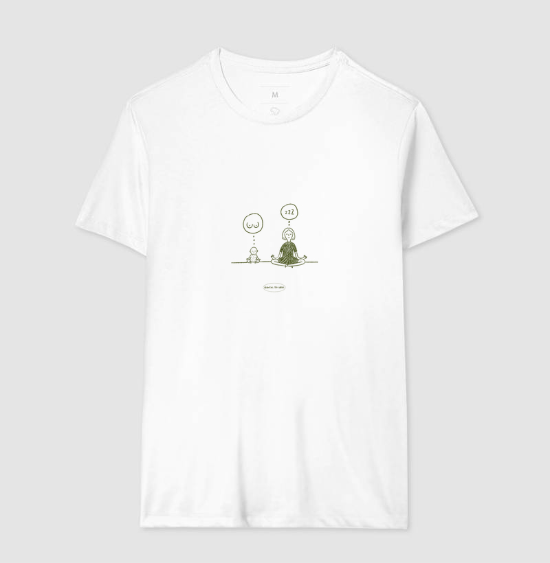 Camiseta pensamento de mãe, pensamento de bebê