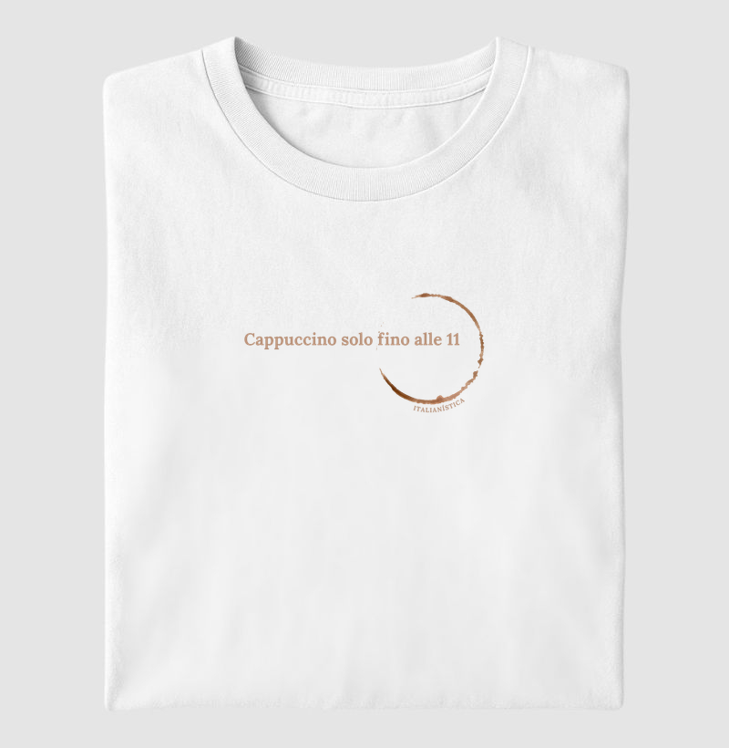 Cappuccino só pode até às 11h