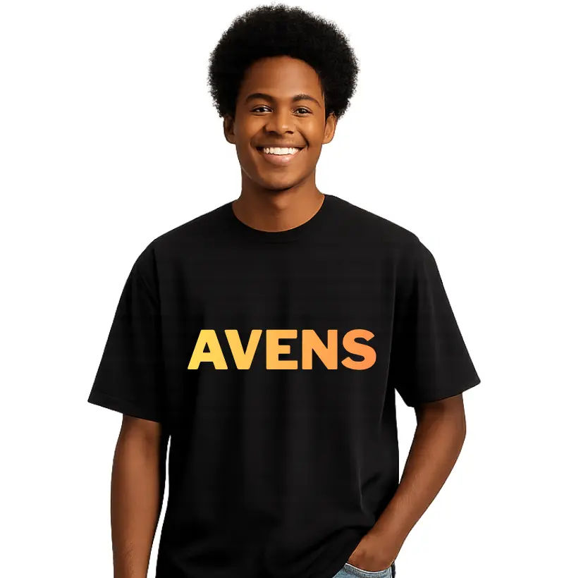 Camiseta Avens no peito 