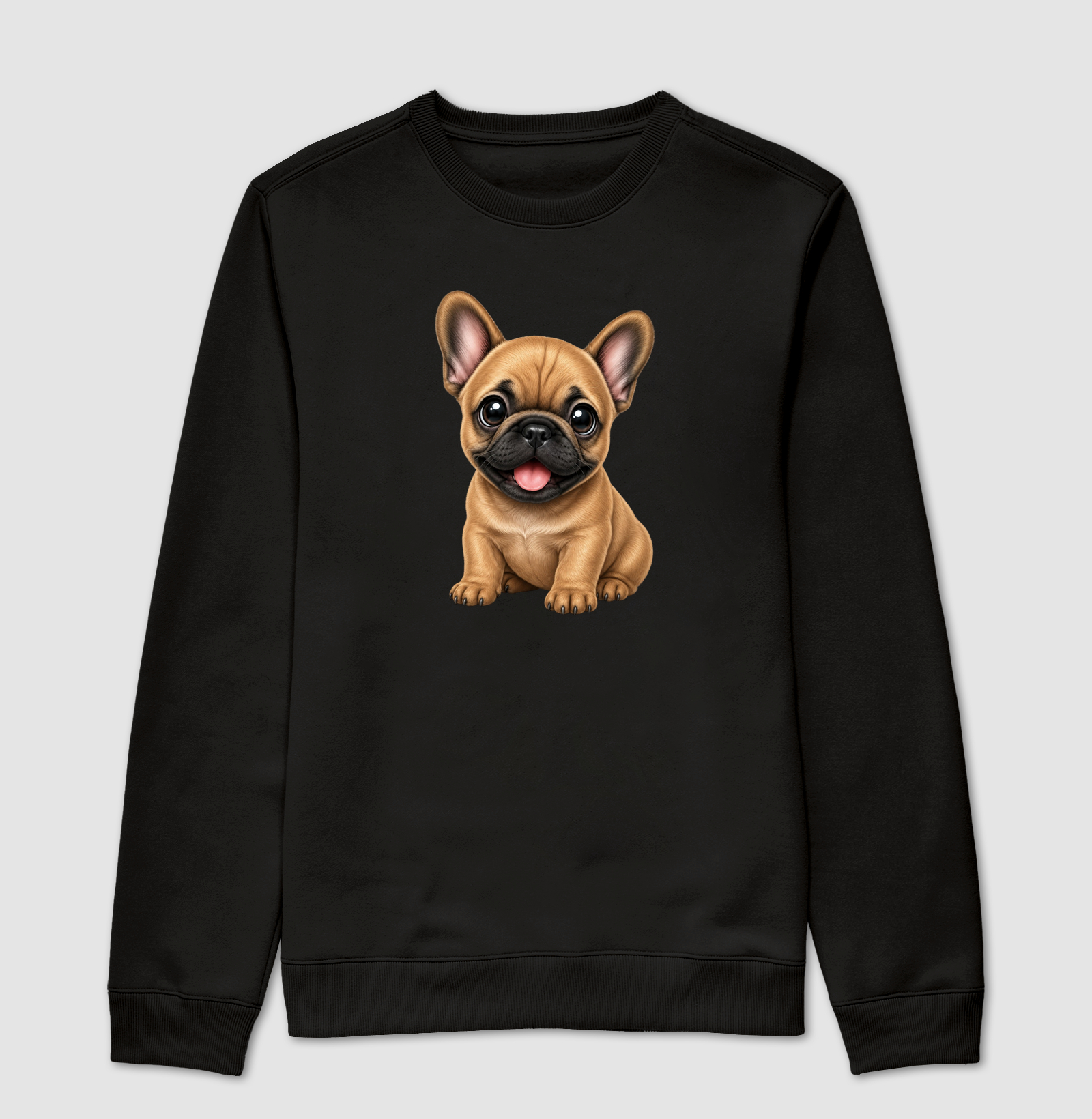 Bulldog (Buldogue) Francês - Desenho Animado - Suéter Moletom