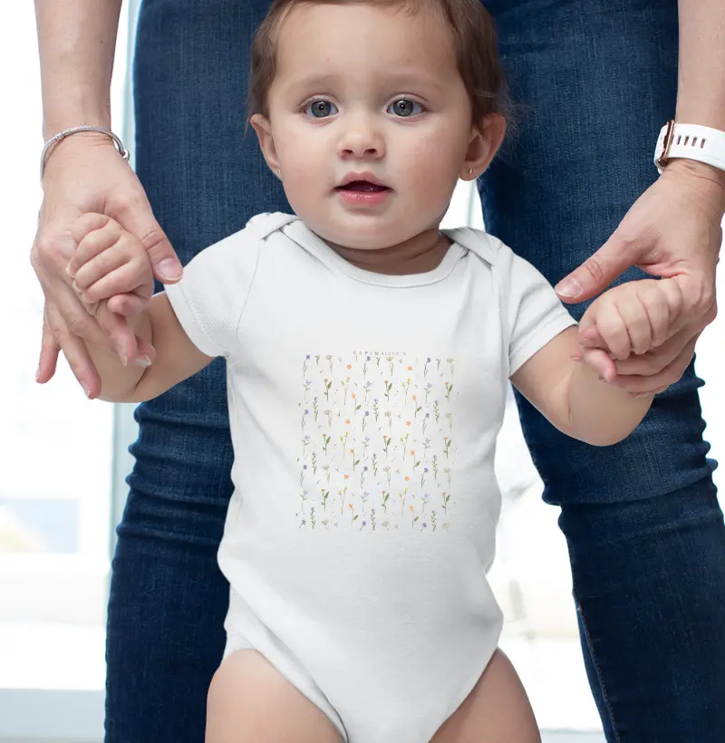 Body - Pattern Flores Coloridas