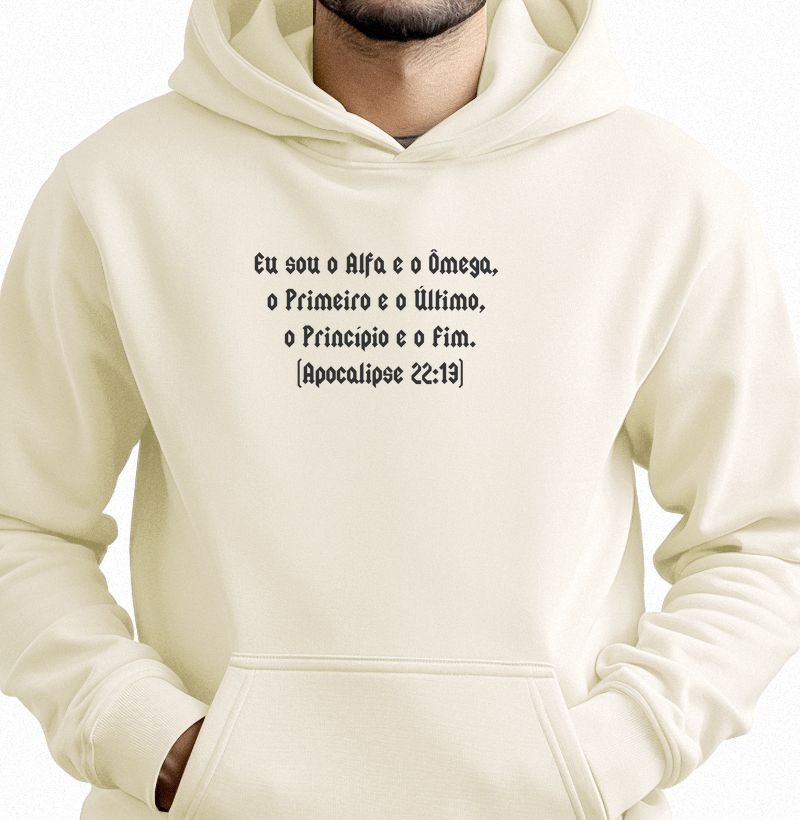 Moletom c/ capuz - Apocalipse 22:13