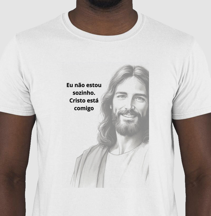 Camiseta Eu Não Estou Sozinho - Camiseta