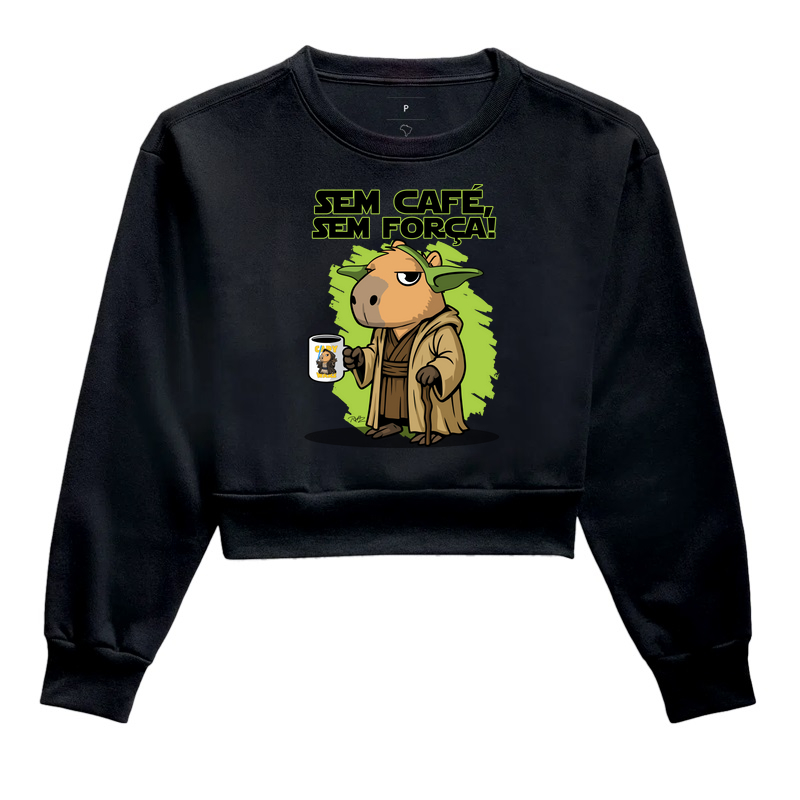 Camiseta Capivara Mestre - Cropped Moletom