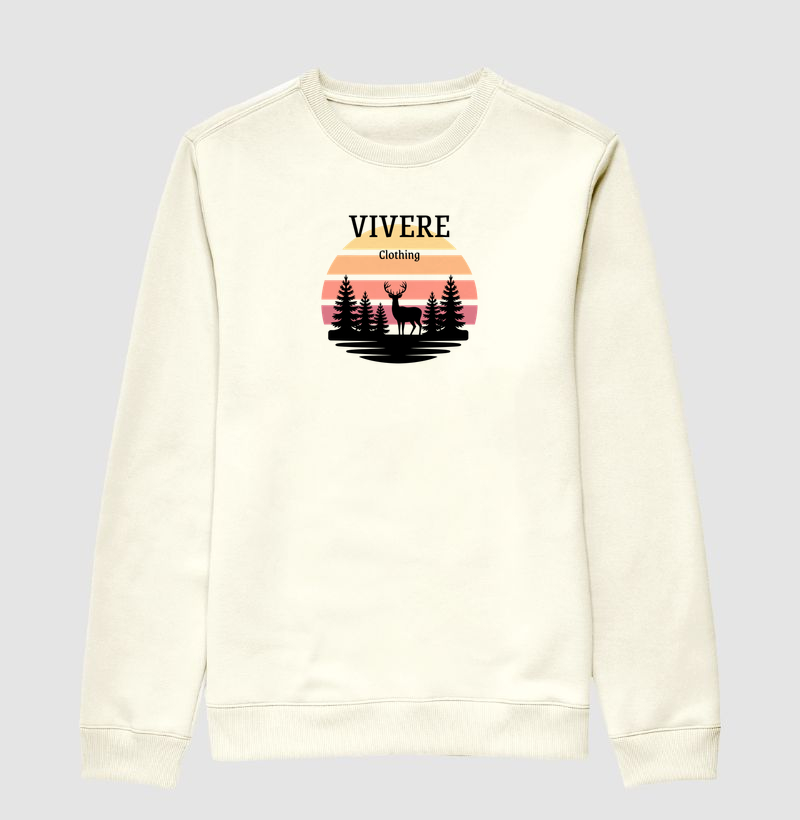 Suéter moletom unisex Vivere Estampa clothing