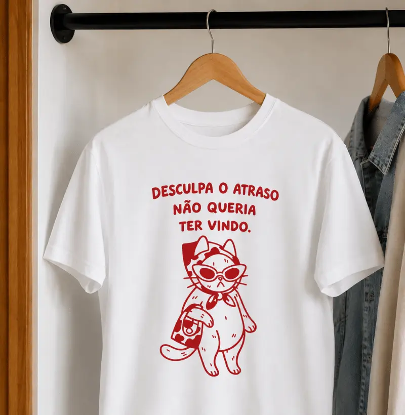 não queria ter vindo