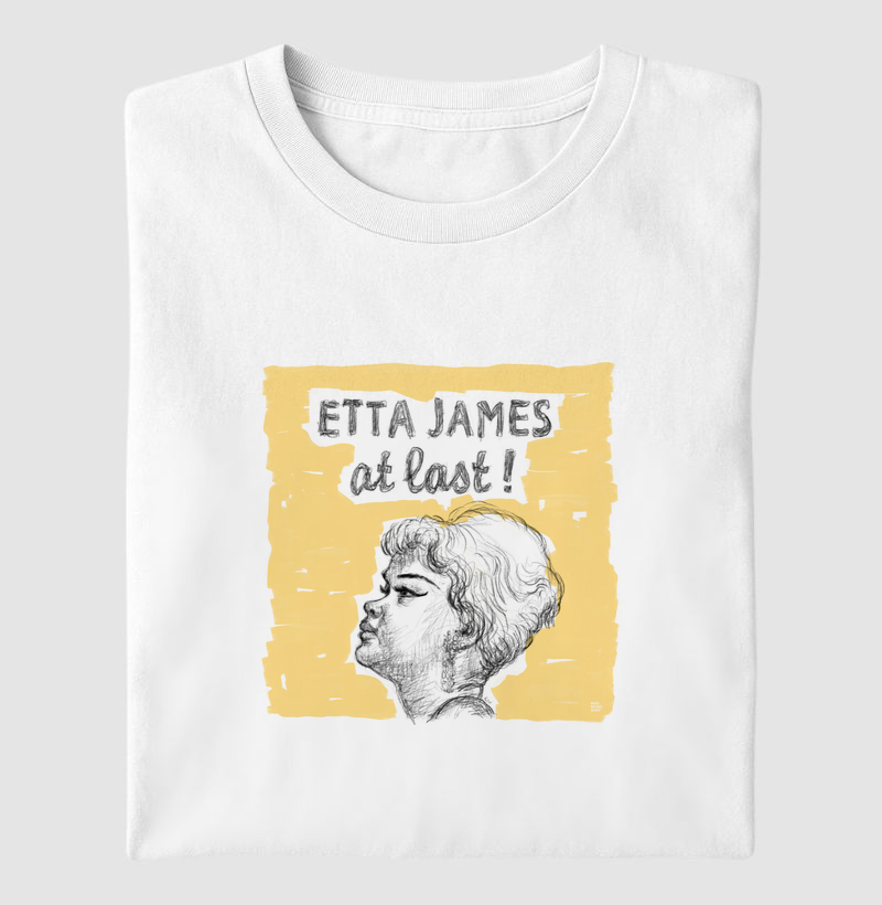 Etta James, At Last - Arte - Camiseta