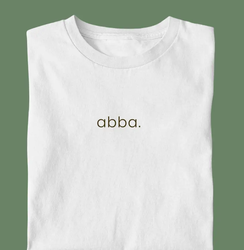 Camiseta minimalista - abba.