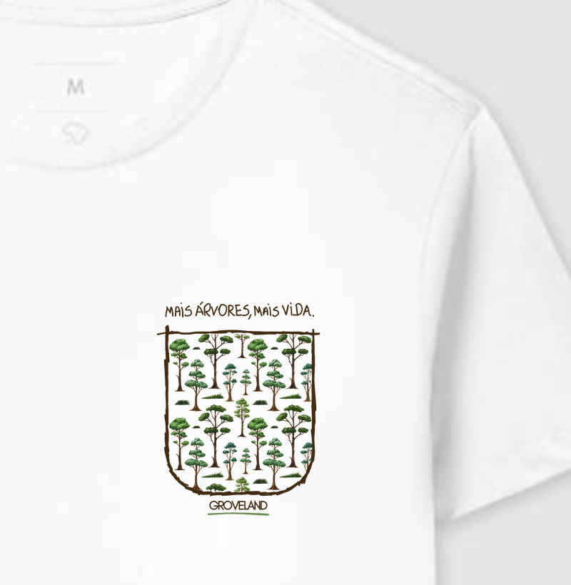 CAMISETA MAIS ÁRVORES