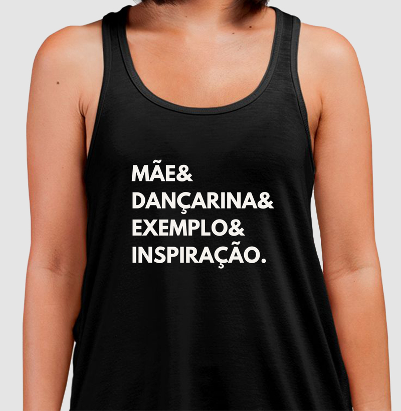 Mãe, dançarina, exemplo, inspiração
