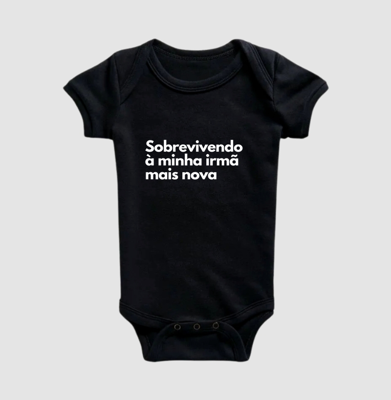 Sobrevivendo à minha irmã mais nova (body bebê)