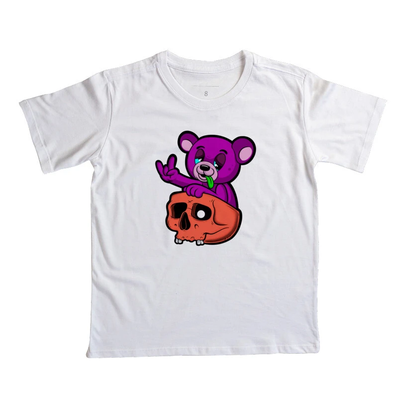 Camiseta Kids Bear Skull