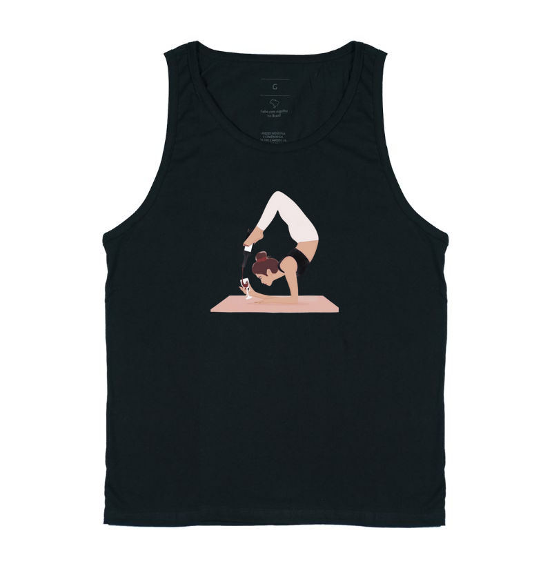 Camiseta Wine & Yoga