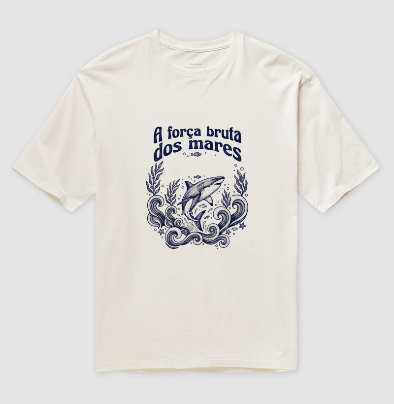 Camiseta - O Salto do Tubarão-Branco