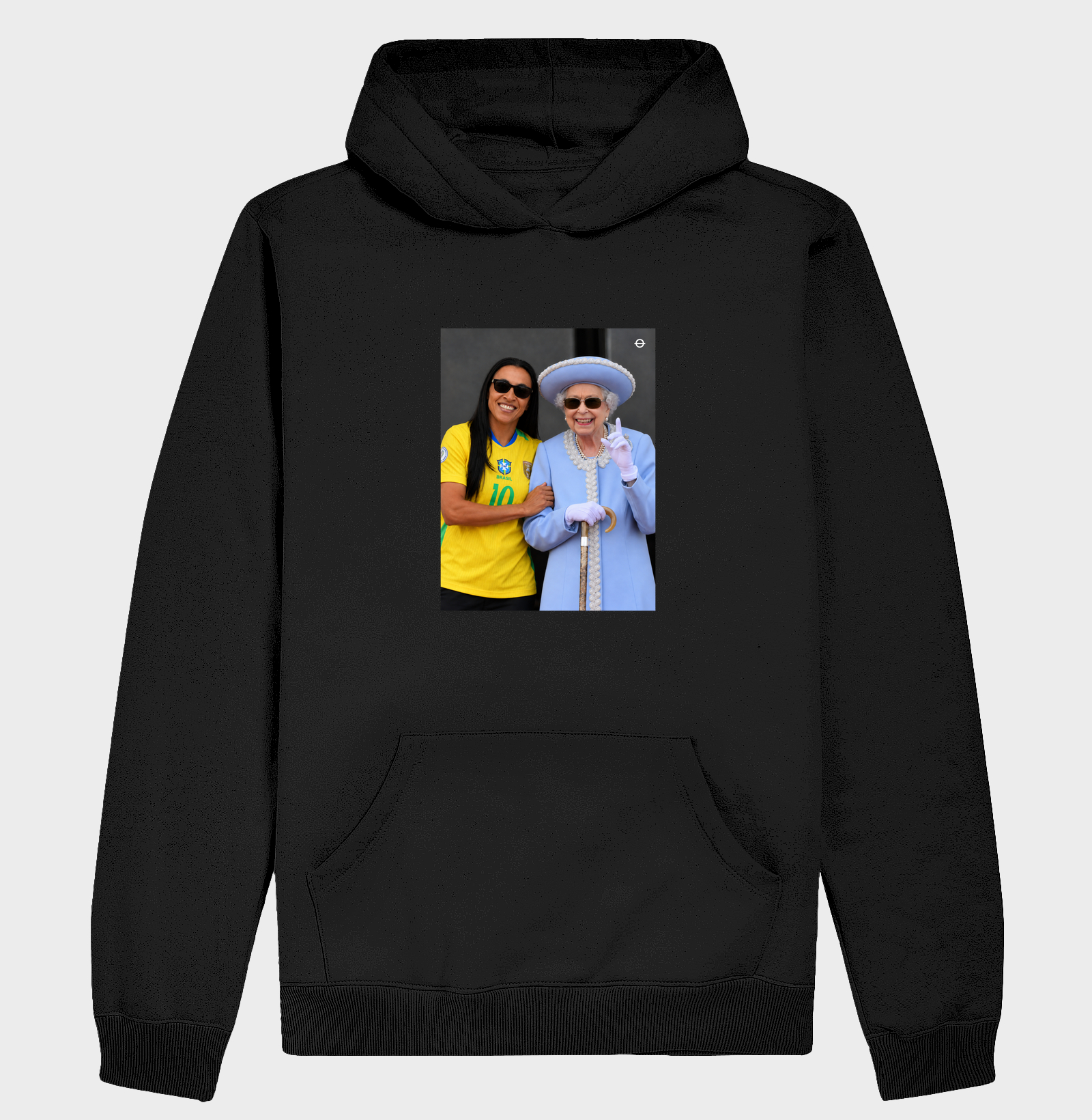 Duas rainhas — Marta e rainha Elizabeth - Hoodie Moletom