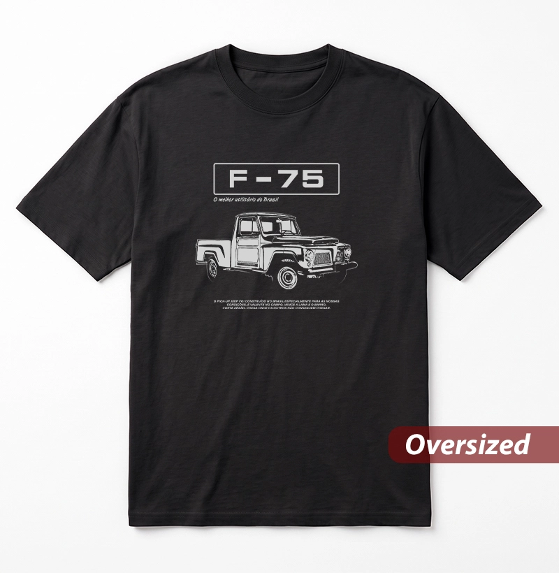 F-75 - Camiseta Oversized