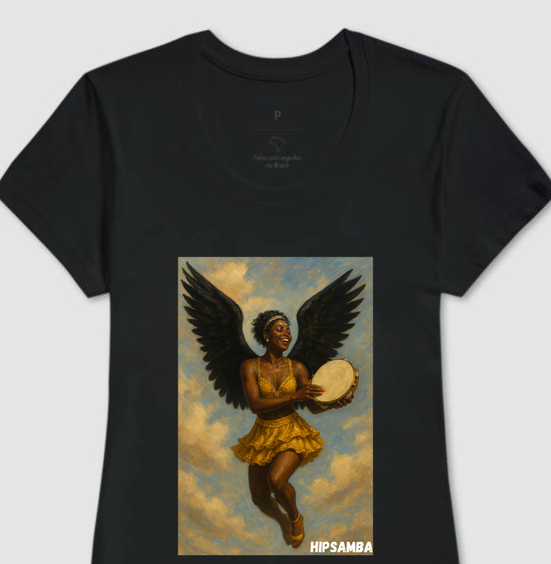 Camiseta Negra Ângela