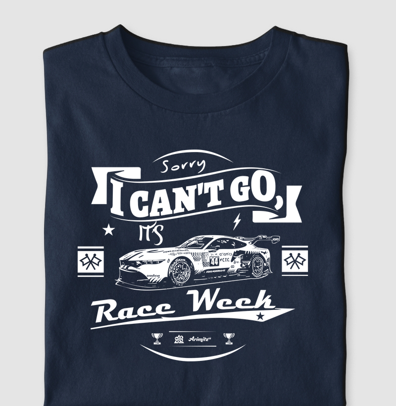 Sorry I Cant Its Race Week Mustang