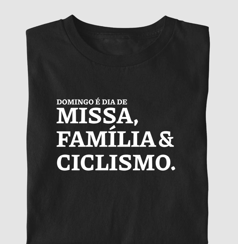 Missa, Família e Ciclismo Escrita