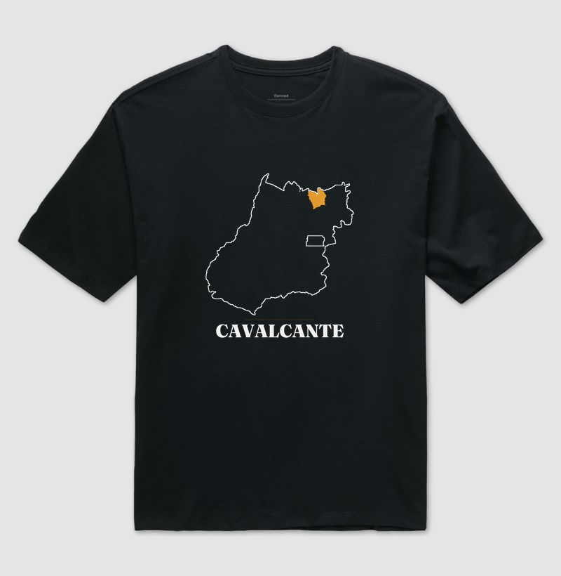 Cavalcante | Traço GO - Camiseta Oversized