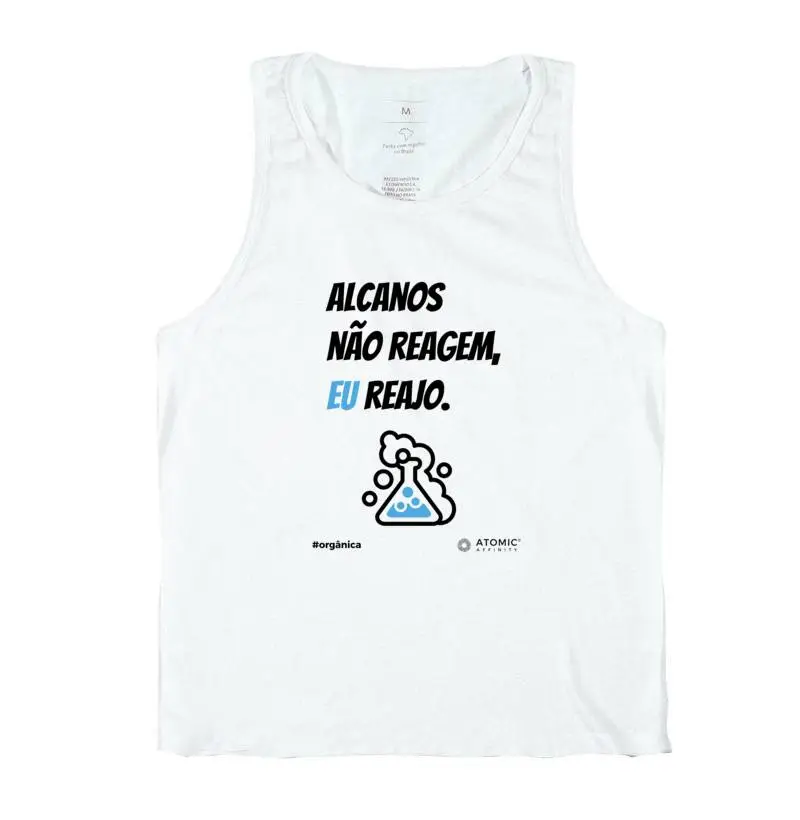 Alcanos não reagem, eu reajo.