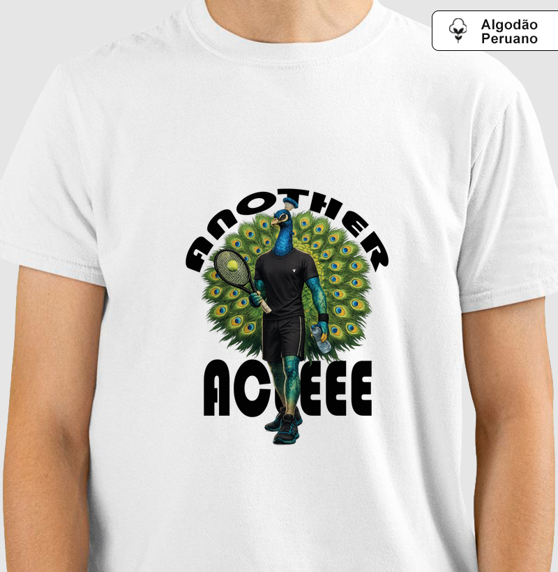 Camiseta Pavão Tenista - Another Aceeee