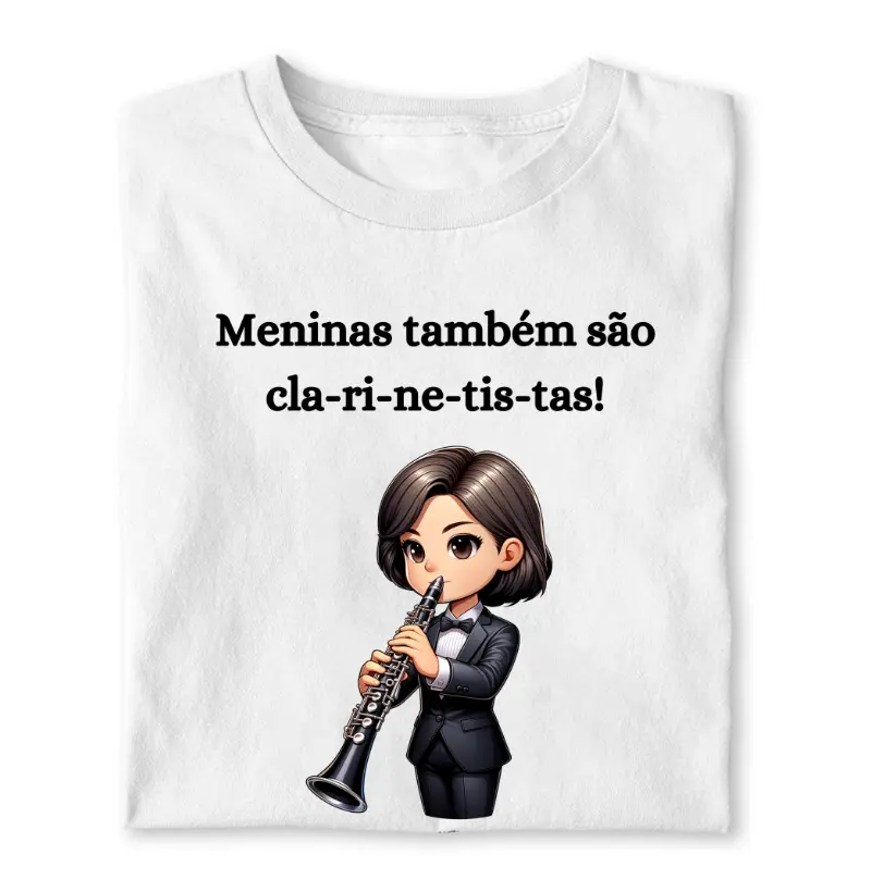Meninas também são clarinetistas
