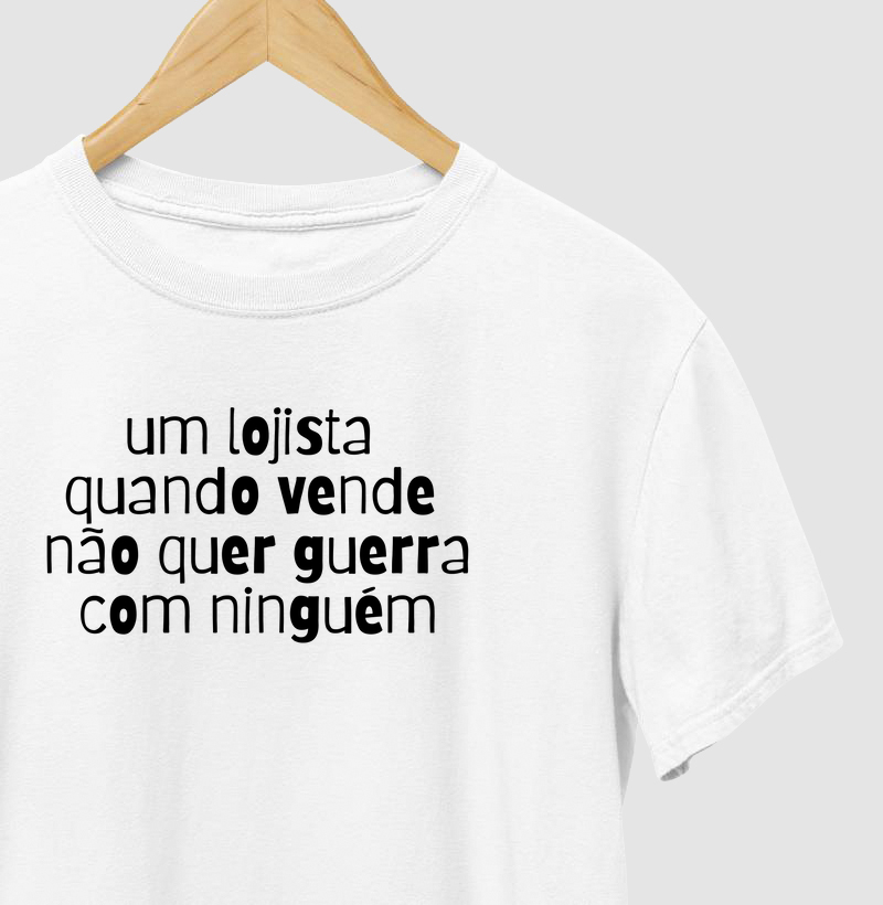 Não quer guerra com ninguém