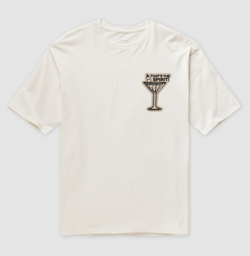 Camiseta Oversized That`s the Spirit - por Hideout