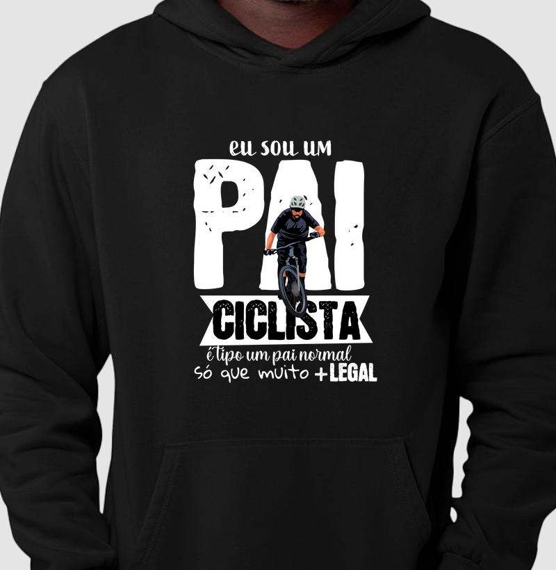 Moletom Capuz Eu sou um pai ciclista - GoodTrail