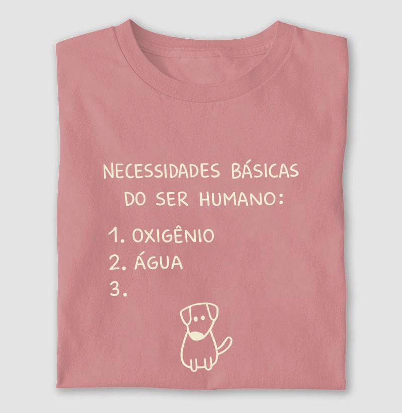 Necessidades básicas do ser humano: cachorros