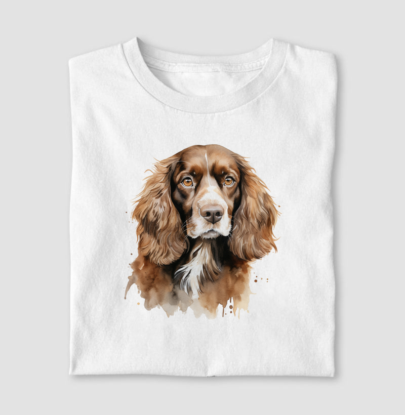 Pont Audemer Spaniel aquarela