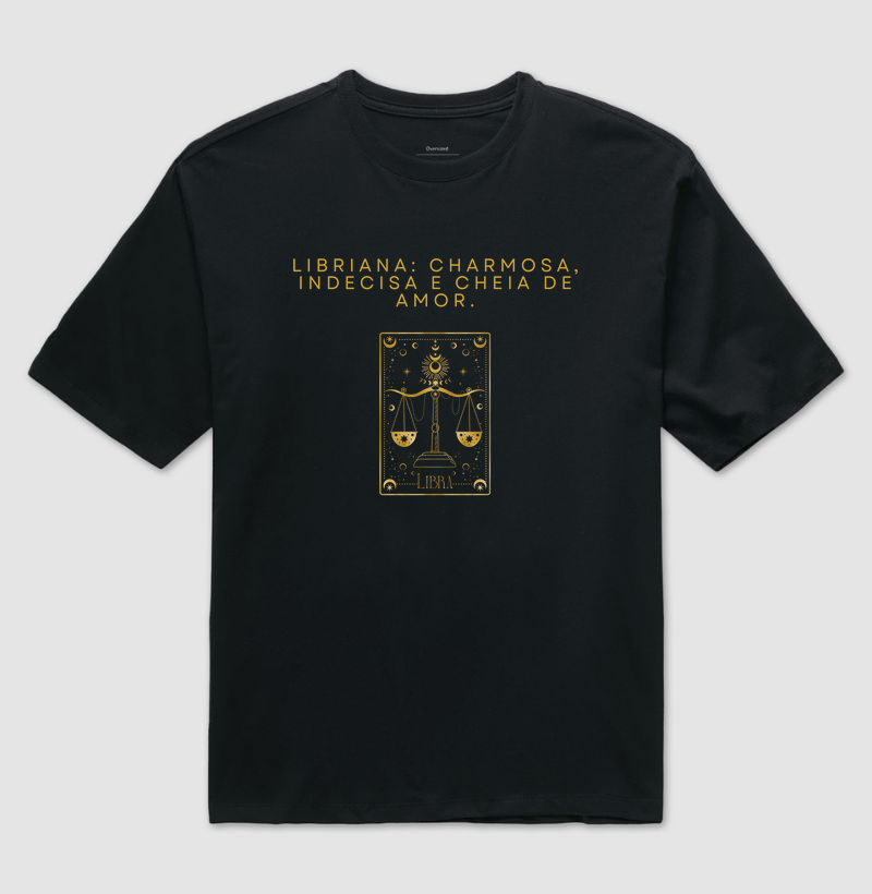 Camiseta Oversized Libra Card