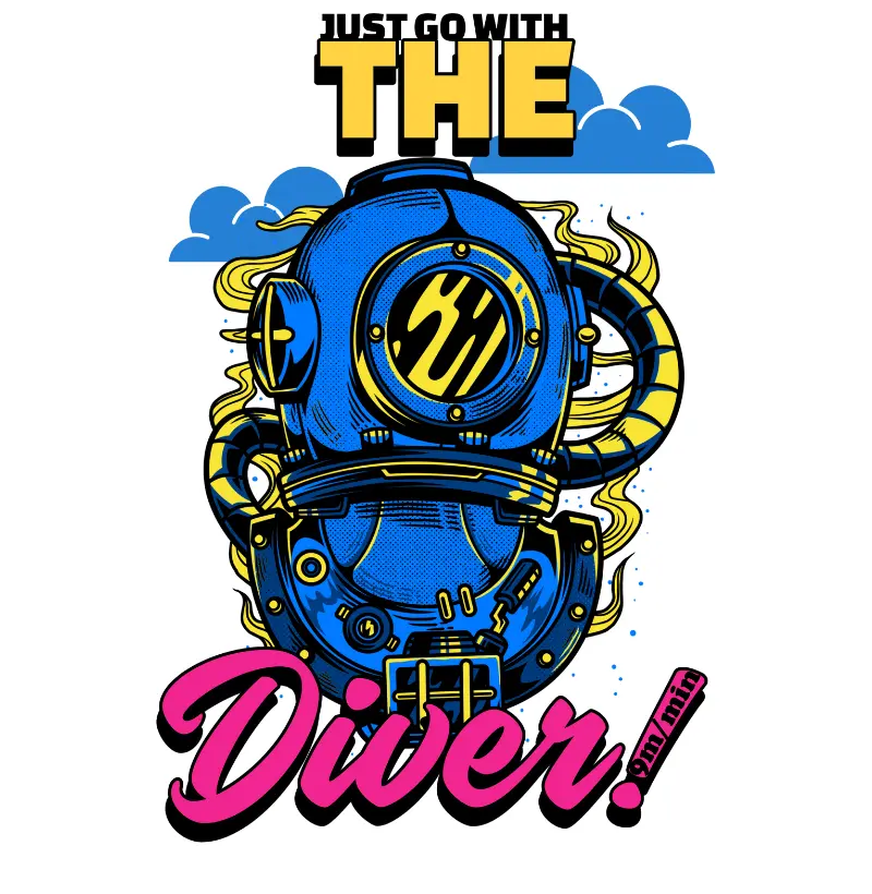 Just go with the diver