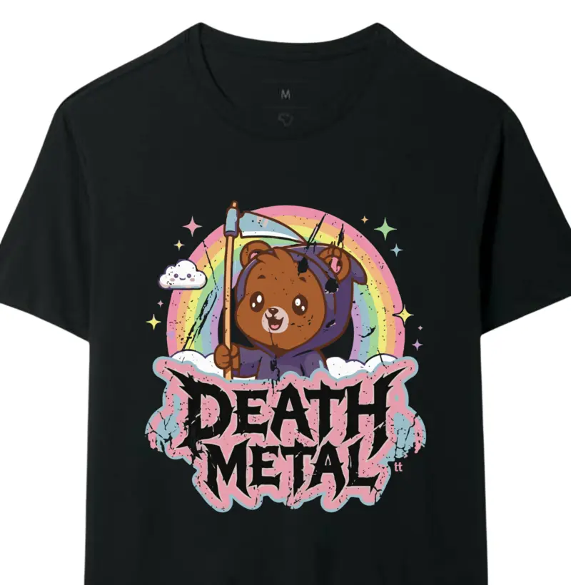 Camiseta Death Metal Kawaii | Últimas Palavras