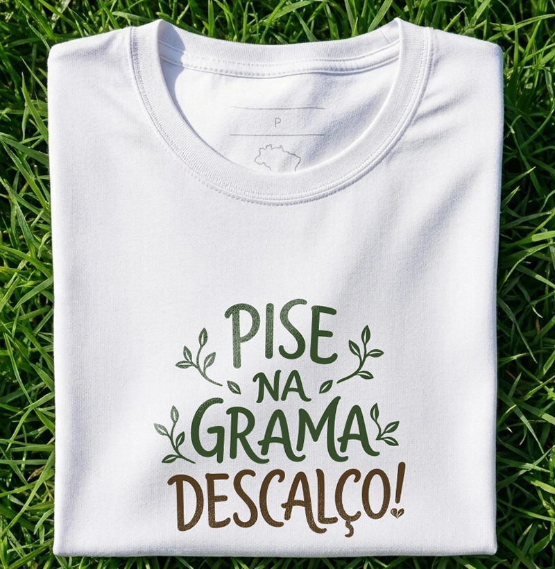 Pise na Grama Descalço 