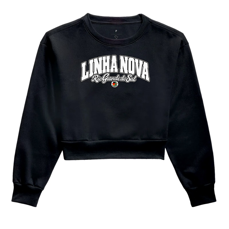 Linha Nova – Rio Grande do Sul  - Cropped Moletom