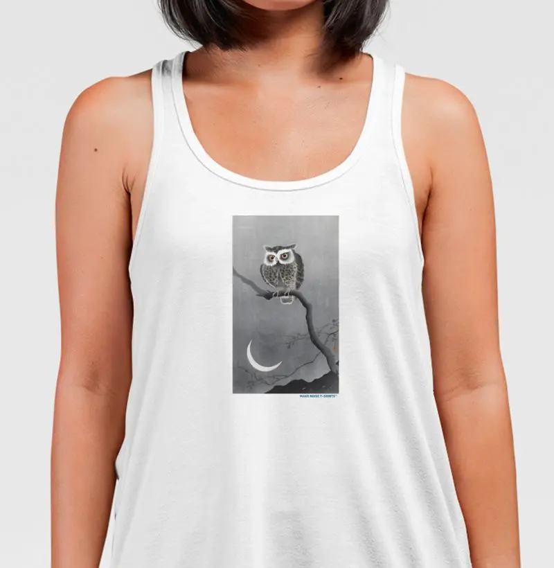 CORUJA DE ORELHAS LONGAS por Ohara Koson (1877-1945)