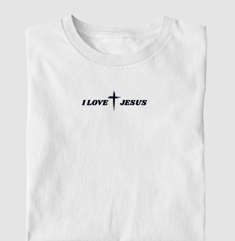Camiseta I Love Jesus - basikus