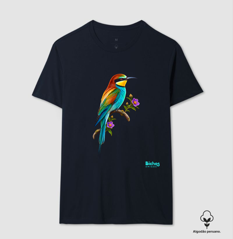 Pássaro - Camiseta Algodão Peruano