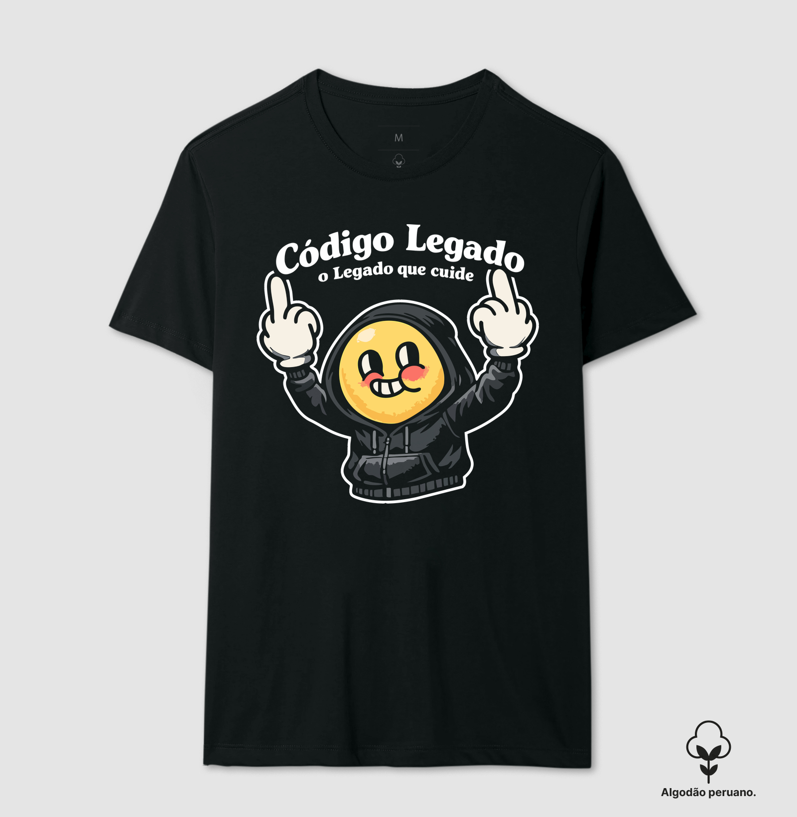 Código Legado, o Legado que cuide - Camiseta Algodão Peruano
