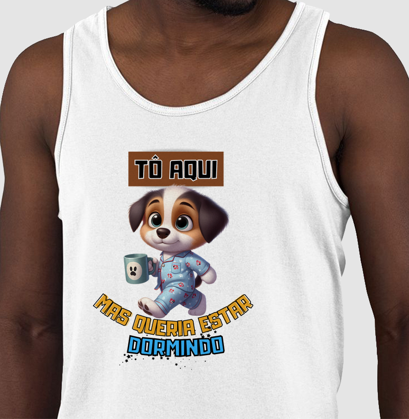 Cachorrinho - Tô aqui, mas queria estar dormindo