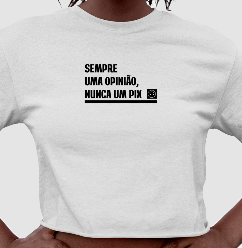 NUNCA UM PIX