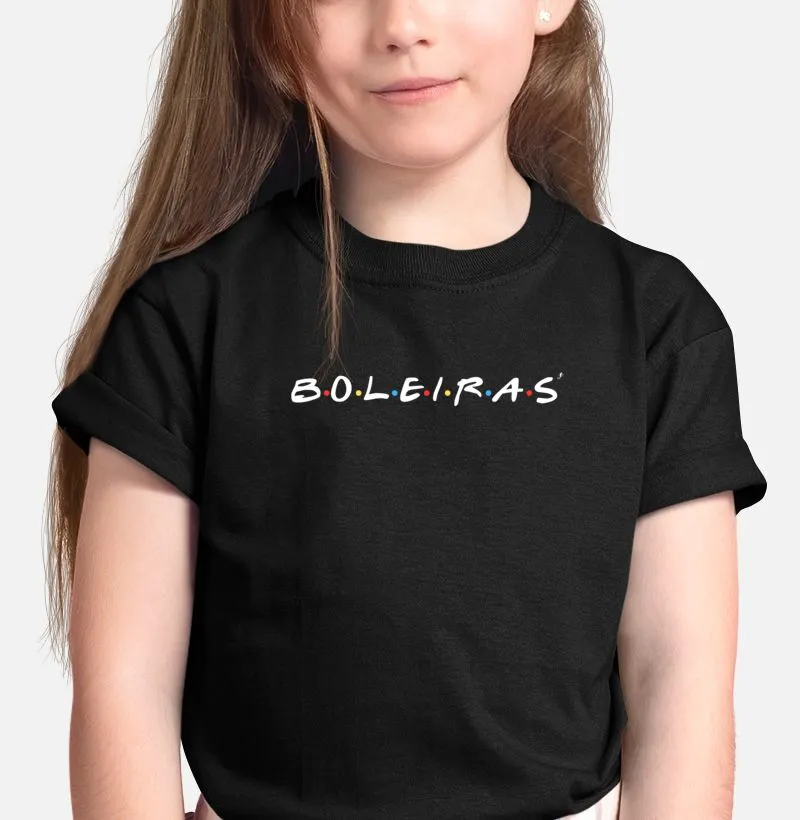 Camiseta Mini Mais que Friends, Boleiras
