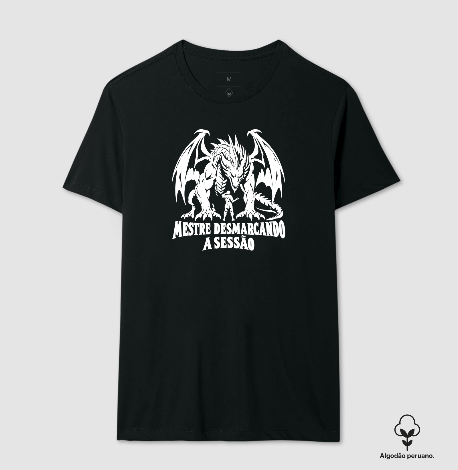 MESTRE DESMARCANDO A SESSÃO - Camiseta Algodão Peruano