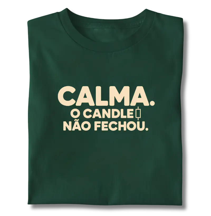 Calma o Candle Não Fechou - Camiseta