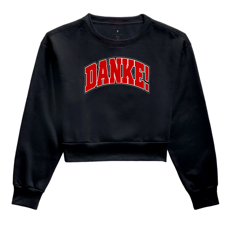 Danke! - Cropped Moletom